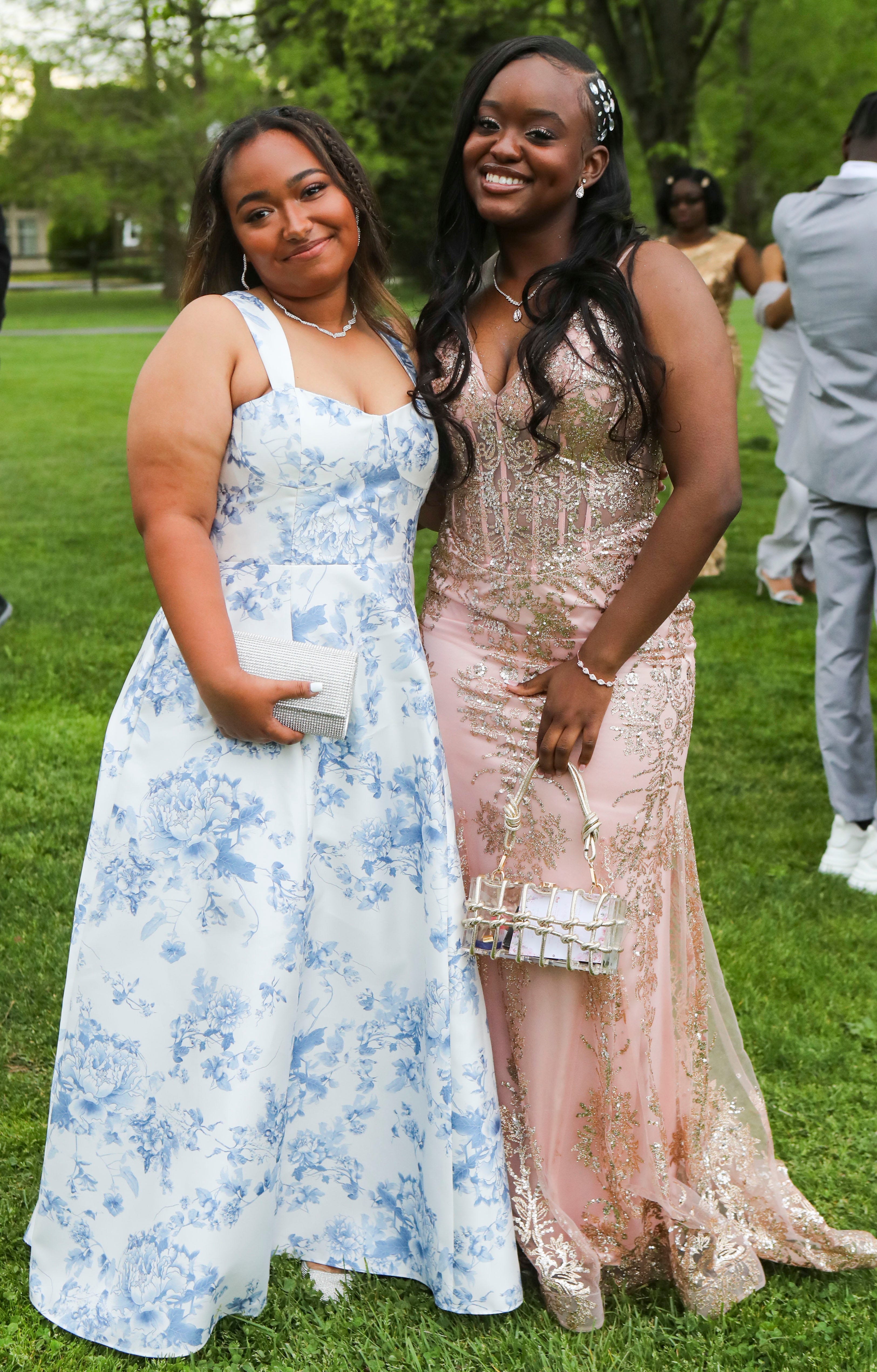 Red Lion Christian Academy students and guests arrive at the school's prom at the Newark Country Club, Thursday, April 25, 2024.